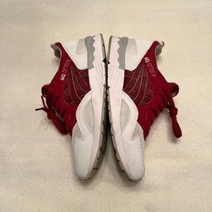 ASICS Gel-Lyte V Men's 6.5 Women's 8 Red & White
